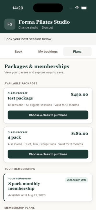 Packages and memberships in MyoMesh Book
