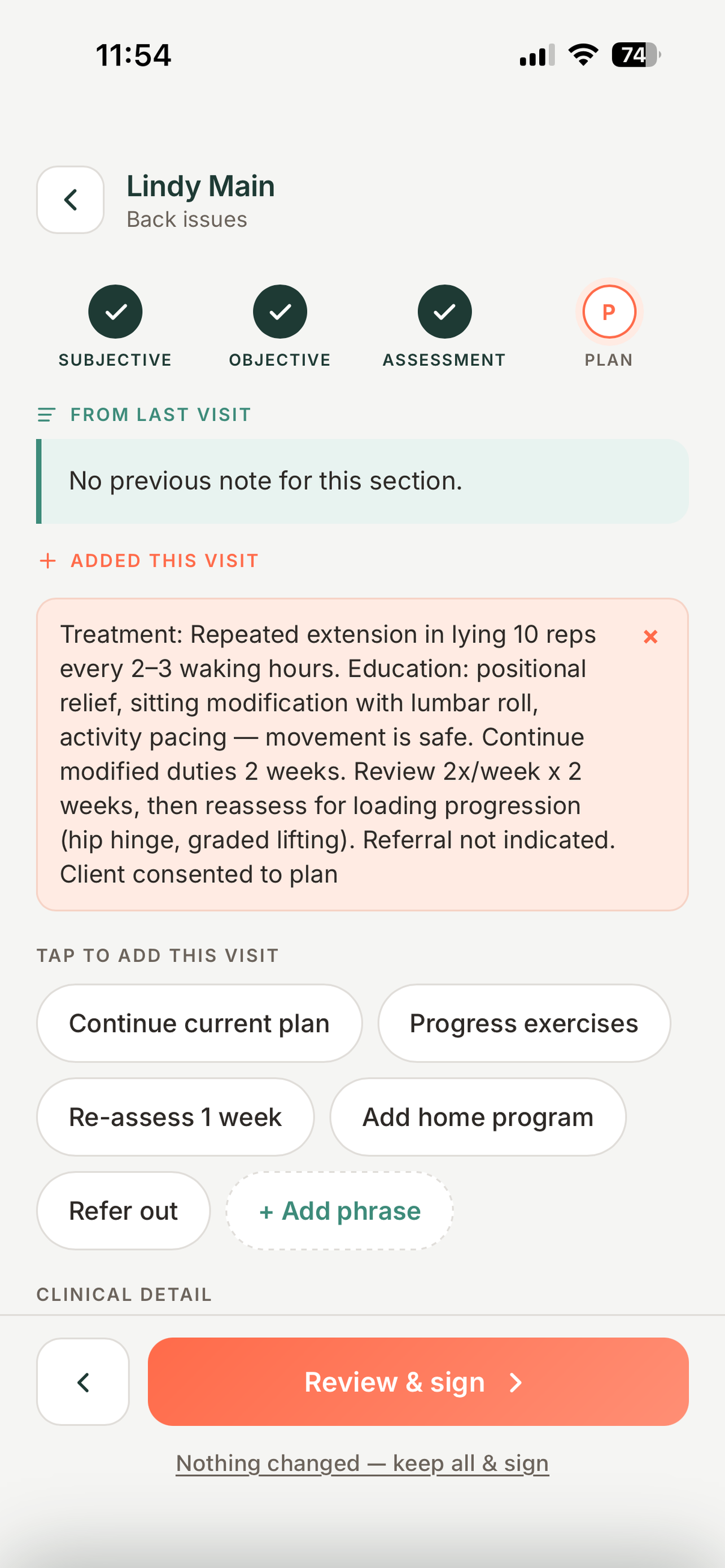 MYOMESH Notes SOAP note editor