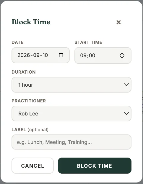 Block Time in MyoMesh