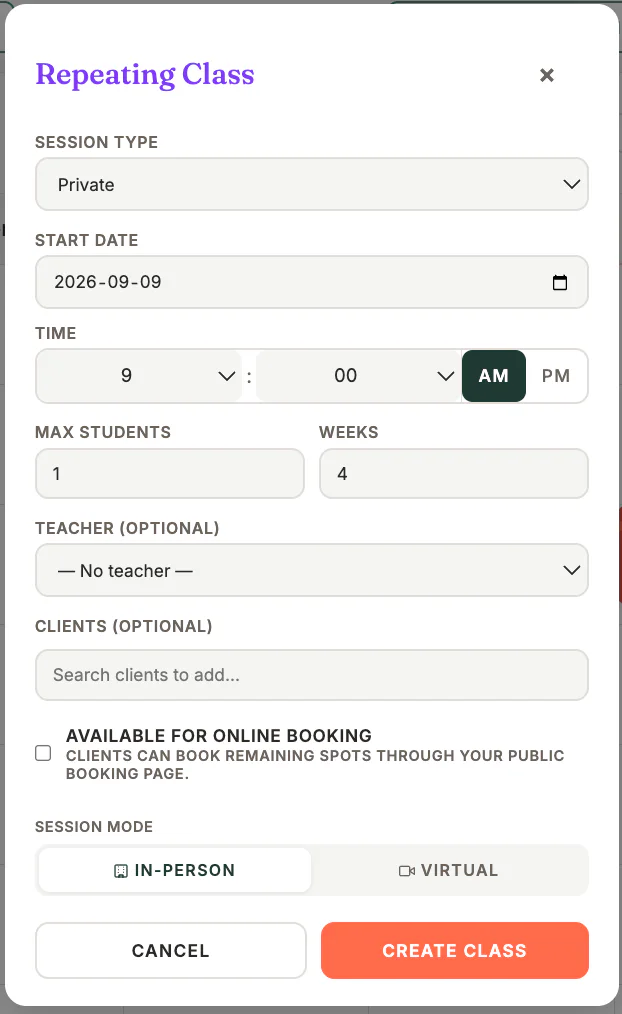 Repeating Class in MyoMesh