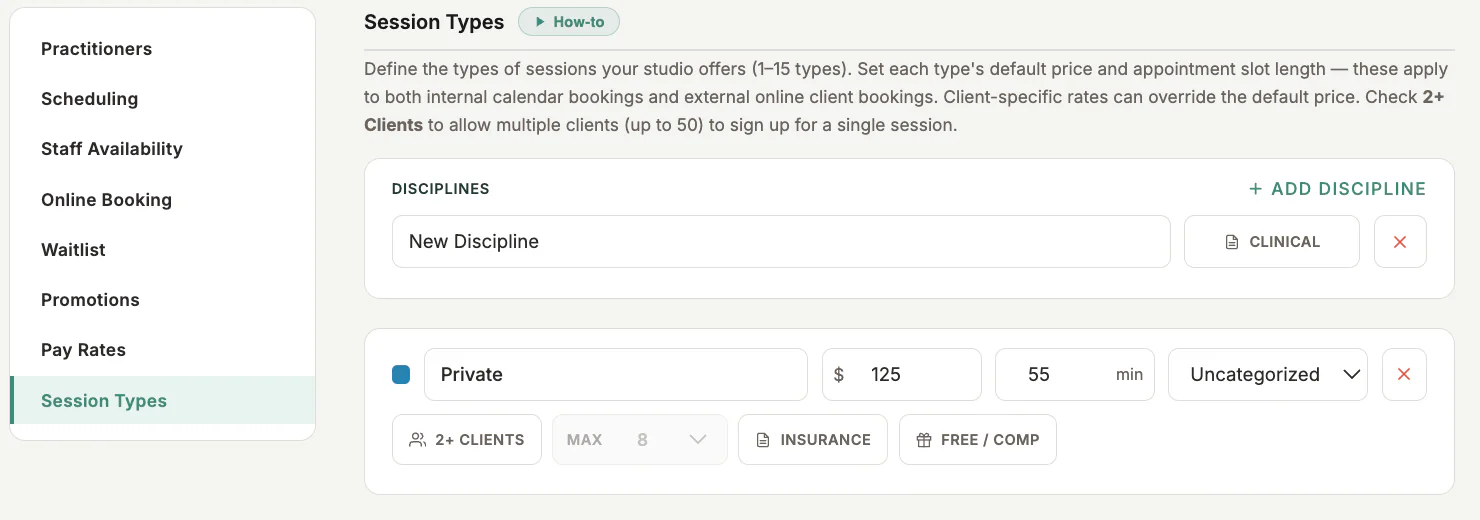 Session Types in MyoMesh